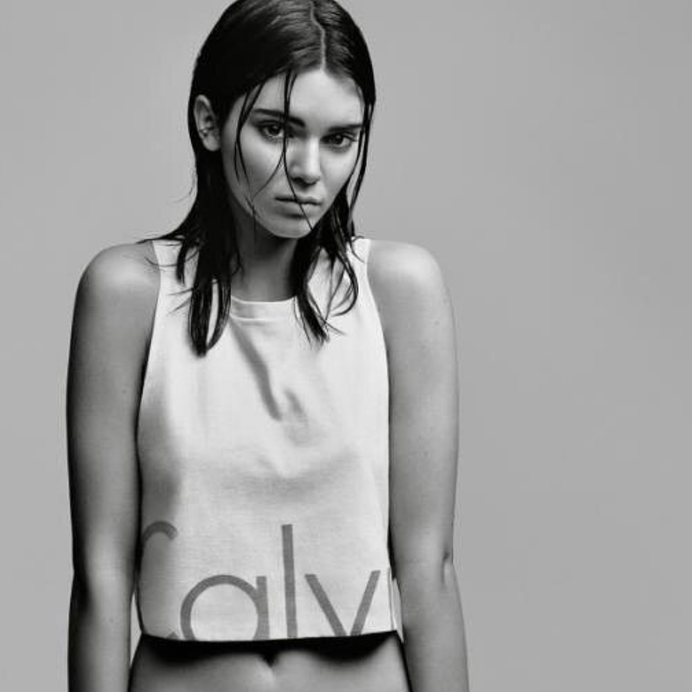 Kendall Jenner's CK Snakeskin emboss leather Pumps